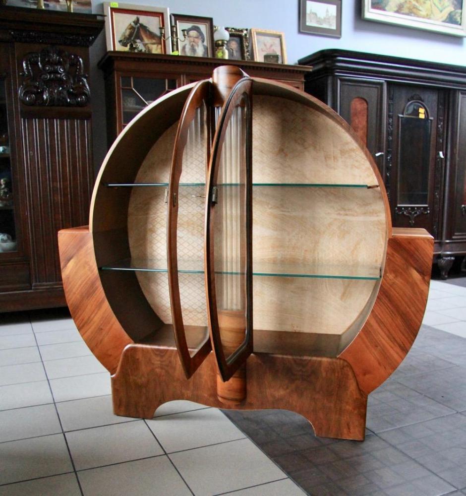 WITRYNA ART DECO - W PIĘKNYM ORZECHU - 5