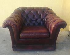 FOTEL W STYLU CHESTERFIELD - zdjęcie 1