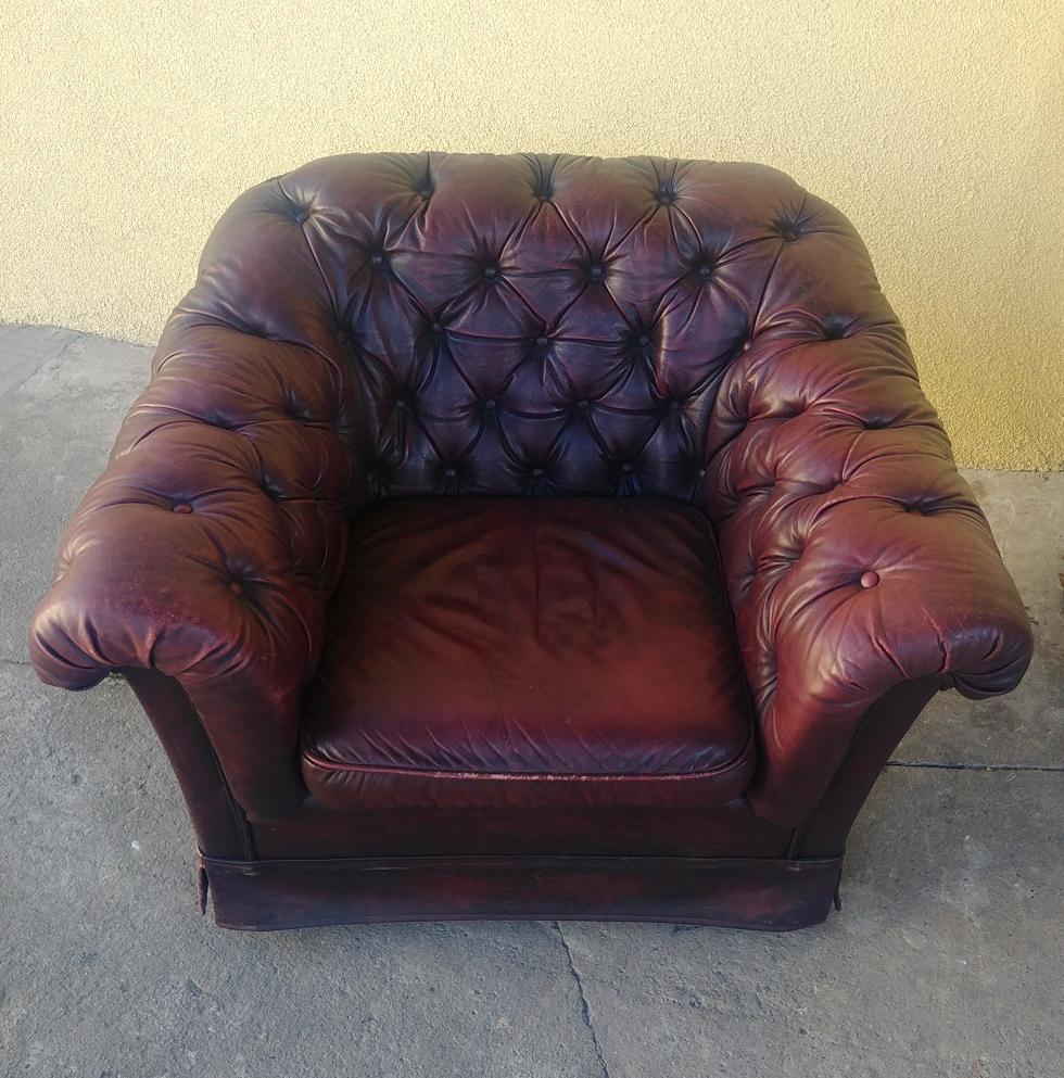 FOTEL W STYLU CHESTERFIELD - 2