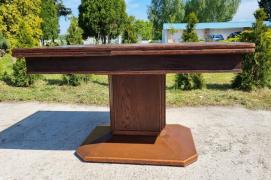 ROZKŁADANY STÓŁ SECESYJNY - zdjęcie 1