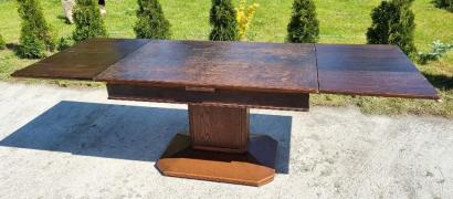 ROZKŁADANY STÓŁ SECESYJNY - zdjęcie 5