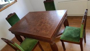 STÓŁ + 4 KRZESŁA - zdjęcie 2