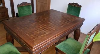 STÓŁ + 4 KRZESŁA - zdjęcie 4