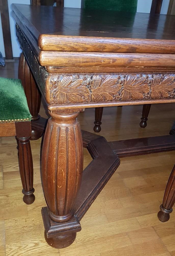 STÓŁ + 4 KRZESŁA - 4