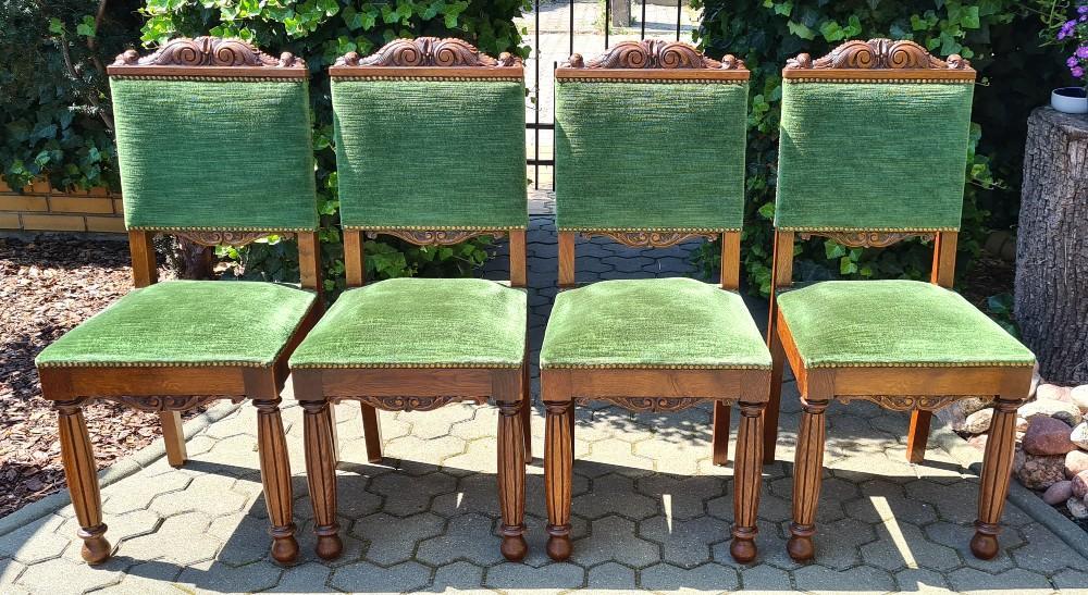 STÓŁ + 4 KRZESŁA - 10