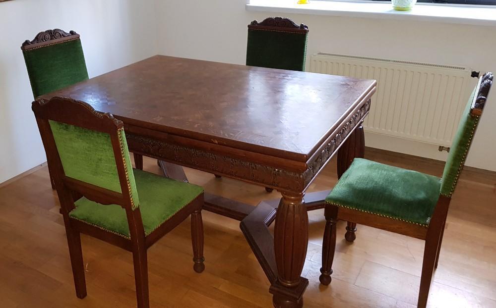 STÓŁ + 4 KRZESŁA - 15