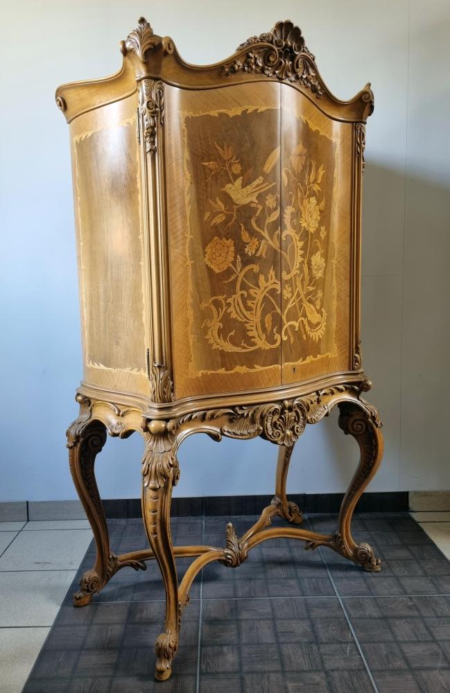kabinet - sekretarz w stylu Chippendale - 1