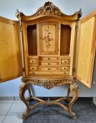 kabinet - sekretarz w stylu Chippendale - zdjęcie 11 kabinet - sekretarz w stylu Chippendale - zdjęcie 11