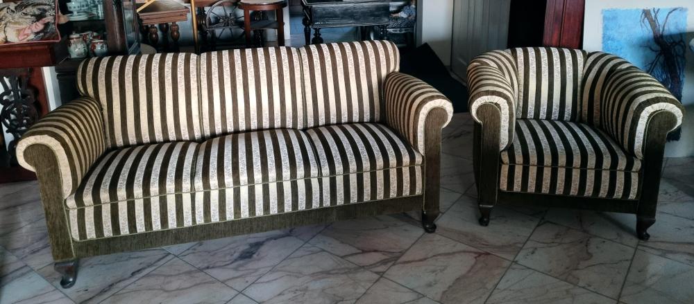 Komplet klubowy sofa + foel - 11