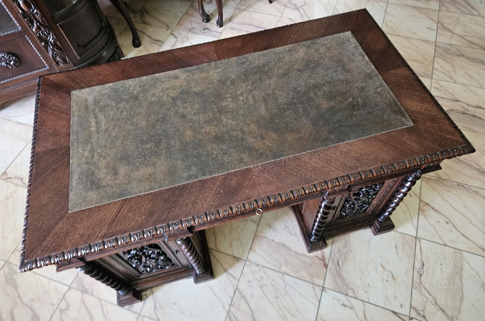 Biurko neorenesansowe - 5