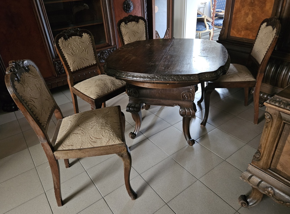 Duży komplet mebli gabinetowych - 20