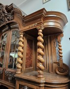 Pałacowy orzechowy kredens Groschkus - zdjęcie 10