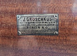 Pałacowy orzechowy kredens Groschkus - zdjęcie 16