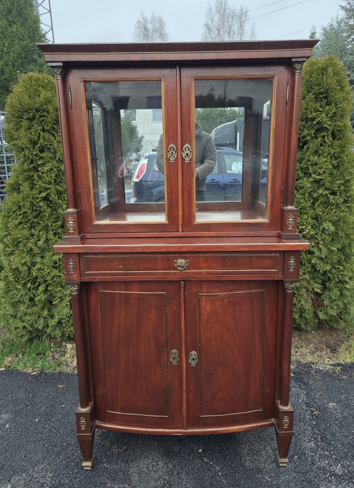 Witryna mahoniowa XIX w.