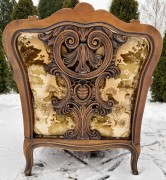 Komplet wypoczynkowy w stylu chippendale sofa +2 fotele - zdjęcie 5