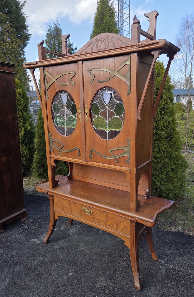 Niepowtarzalny kredens secesyjny. - 2