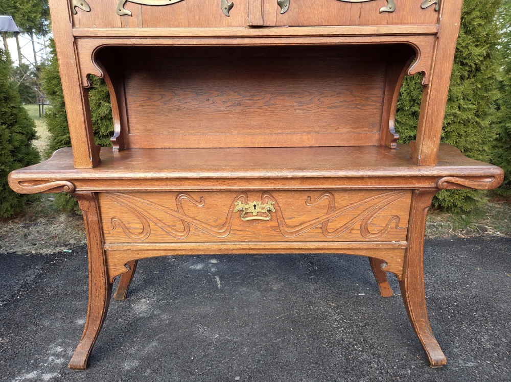 Niepowtarzalny kredens secesyjny. - 7