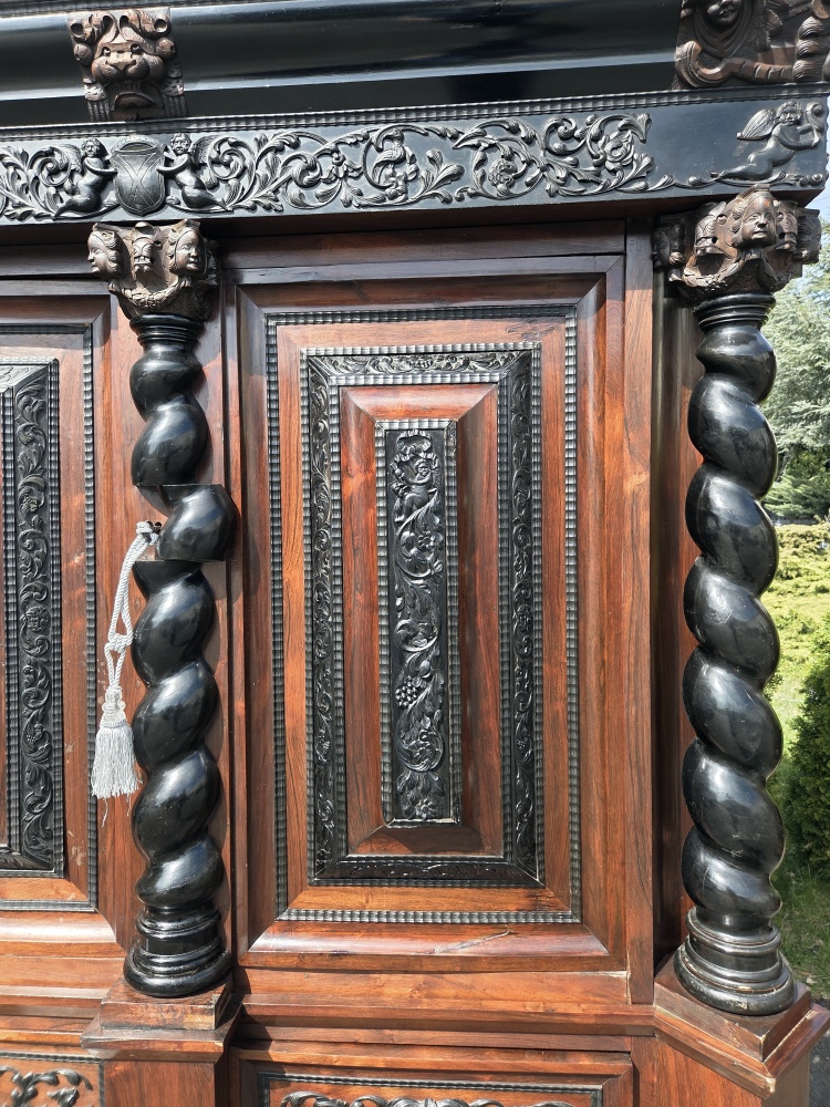 Szafa barokowa palisander - 10