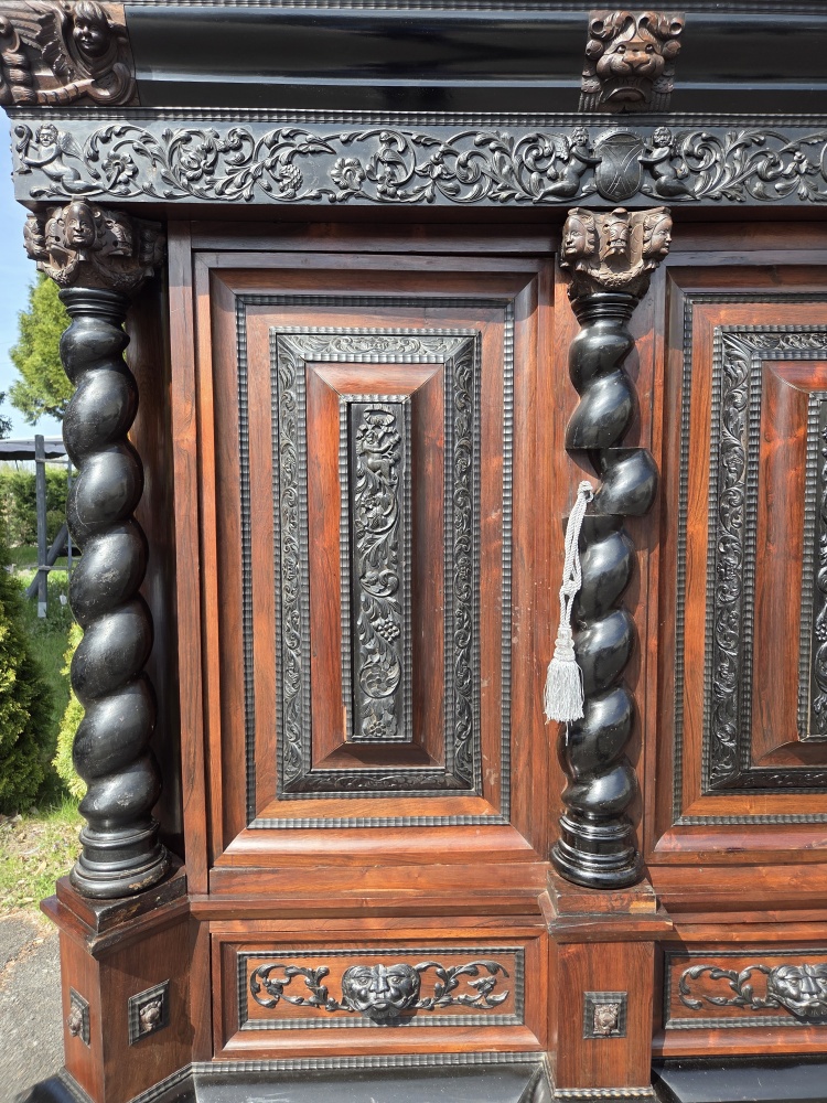 Szafa barokowa palisander - 12