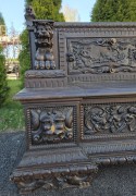 Niepowtarzalna ławka neorenesans / historyzm - zdjęcie 6