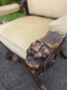 Eklektyczny fotel w stylu nożycowym - zdjęcie 7
