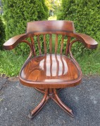 Fotel obrotowy w stylu Thonet - zdjęcie 2