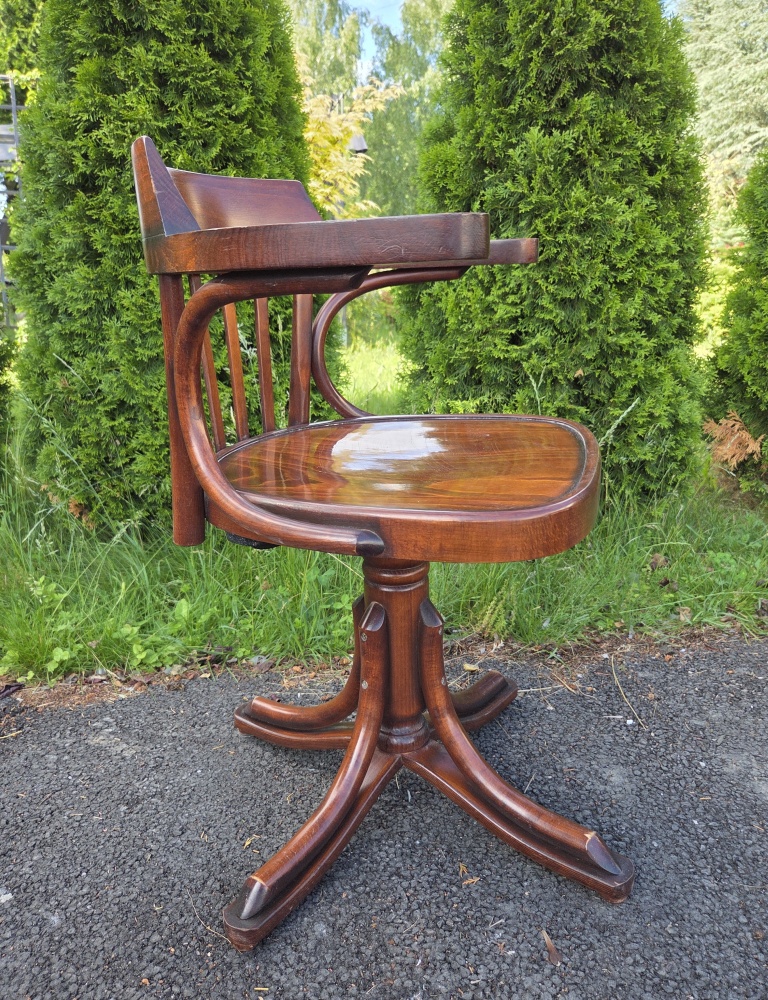 Fotel obrotowy w stylu Thonet - 2