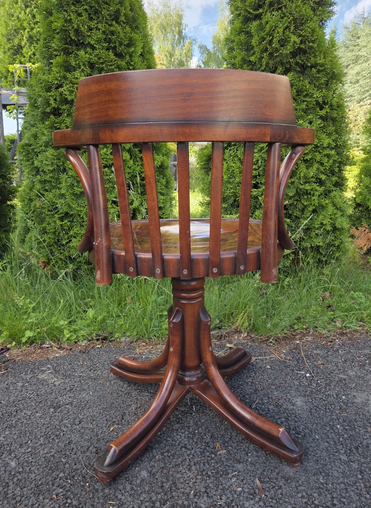 Fotel obrotowy w stylu Thonet - 3