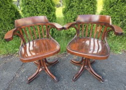Fotel obrotowy w stylu Thonet - zdjęcie 6