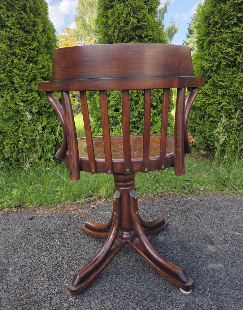 Fotel obrotowy w stylu Thonet - 3