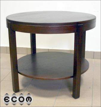  OKRĄGŁY STOLIK ART-DECO - DĄB